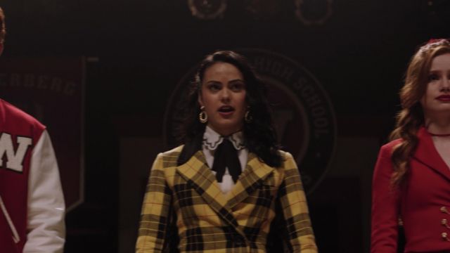 The jacket plaid Topshop Veronica Lodge (Camila Mendes) in Riverdale S03E16