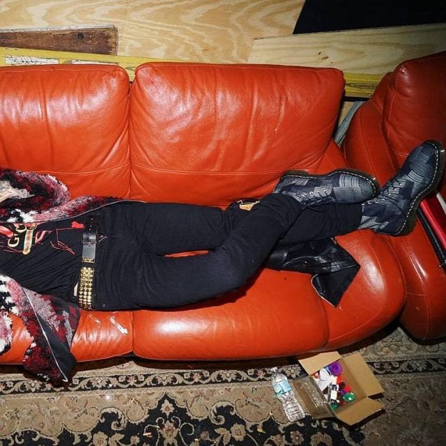 Boots worn by Lil Peep on @Goth­boipic­tures In­sta­gram Ac­count
