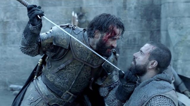 The armor of the King Philippe IV le Bel, (Ed Stoppard) in Knightfall S02