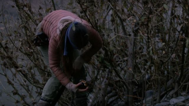 L'enrouleur de corde de Malorie (Sandra Bullock) dans le film Bird Box