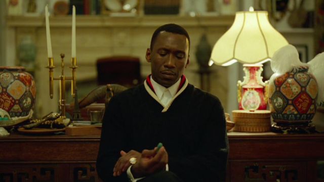 Black Sweater worn by Dr. Donald Shirley (Mahershala Ali) as seen in Green Book