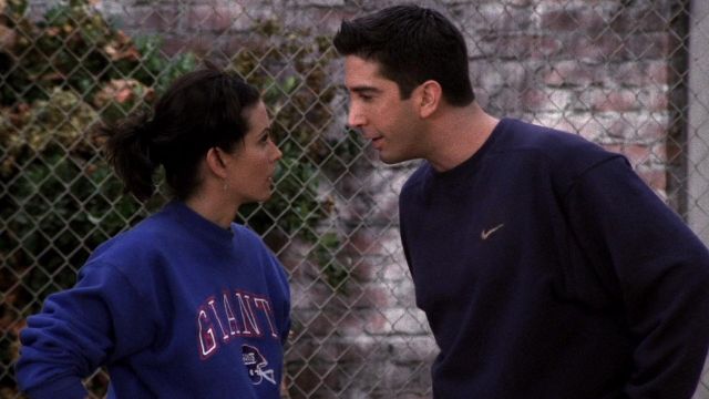Nike Sweatshirt worn by Dr. Ross Geller (David Schwimmer) in Friends (S03E09)