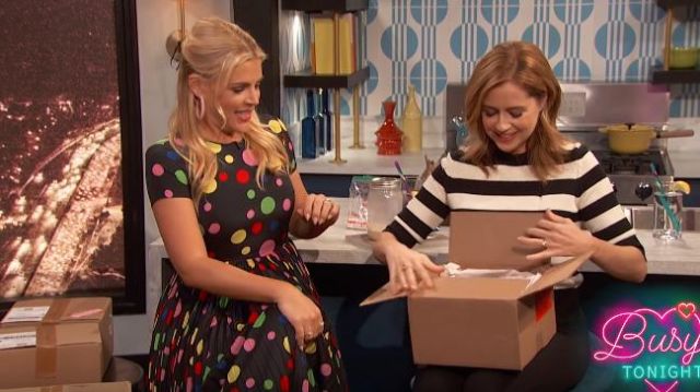 Novis The Juniper Dress worn by Busy Philipps on Busy Tonight February 26, 2019