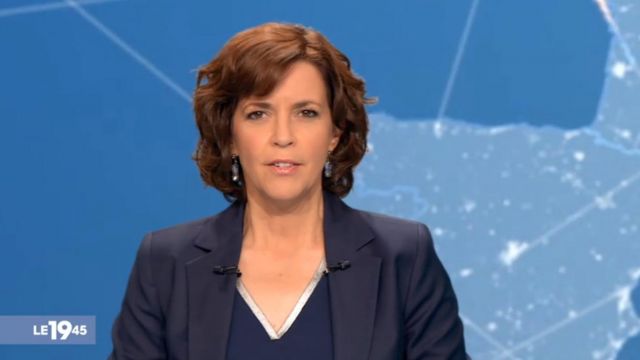 The Tank top right with foils of Nathalie Renoux in The 19:45 M6 of the 22/03/2019