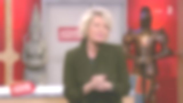 The blazer in suede Sylvie Schimmel (different colour) Sophie Davant in done Deal