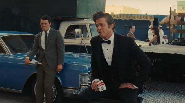 Carnation Milk drunk by Cliff Booth (Brad Pitt) as seen in Once Upon a Time in Hollywood
