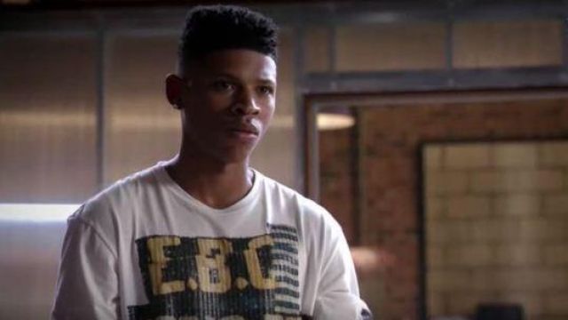 Maison Margiela Sequined T-shirt worn by Hakeem Lyon (Bryshere Y. Gray) in Empire (S02E08)