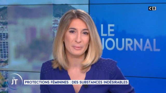 The Blouse marine fluid of Caroline Delage in William to the 21/02/2019
