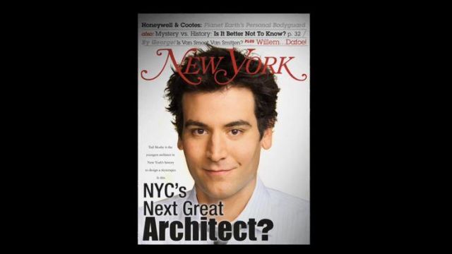New York Magazine featuring Ted Mosby (Josh Radnor) in How I Met Your Mother (S07E01)