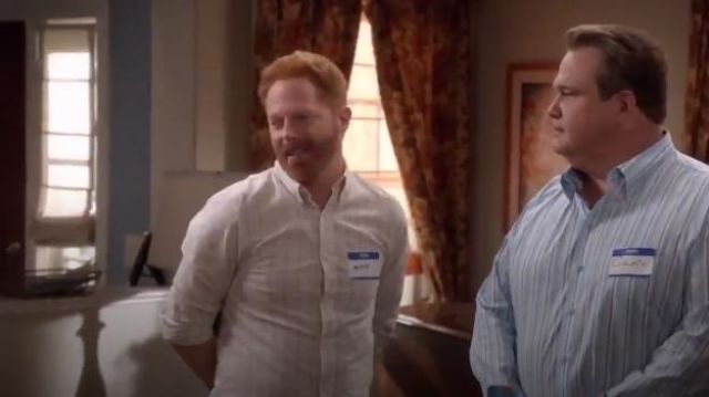 Jack Spade Parrish Windowpane Shirt worn by Mitchell Pritchett (Jesse Tyler Ferguson) in Modern Family (S07E08)