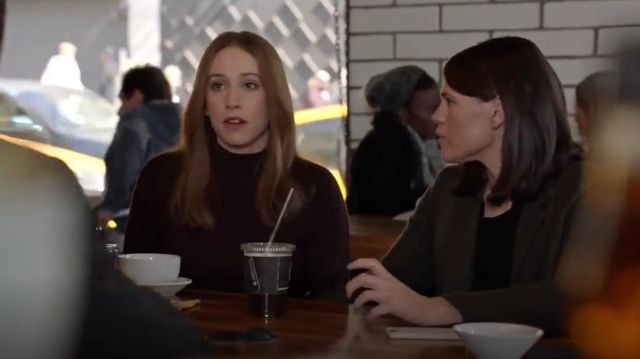 Theory Harmona Printed Top worn by Catherine Meyer (Sarah Sutherland) in Veep (S06E03)