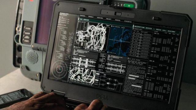 Portable Dell Latitude utilisé par Luther Stickell (Ving Rhames) dans Mission: Impossible - Fallout