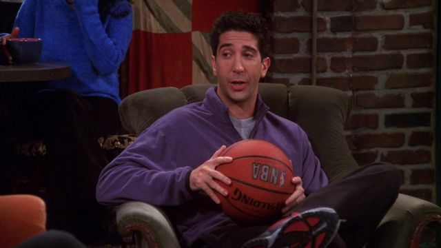 Spalding NBA Basketball used by Dr. Ross Geller (David Schwimmer) in Friends (S07E05)