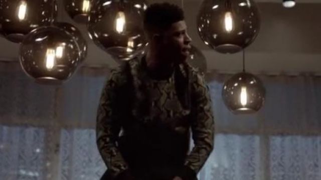 Givenchy Python-Imprimer french Terry Sweat-shirt porté par Hakeem Lyon (Bryshere Y. Gris) dans l'Empire (S03E15)