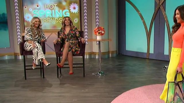 Nude Barre Caramel Fishnets worn by Wendy Williams on The Wendy Williams Show April 2, 2019