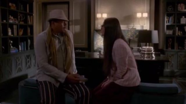 Sleepy Jones Marcel Soie Pantalon de Pyjama porté par Lucious Lyon (Terrence Howard) dans l'Empire (S04E05)