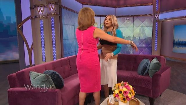 Nude Barre Caramel Fishnets worn by Wendy Williams on The Wendy Williams Show April 3, 2019