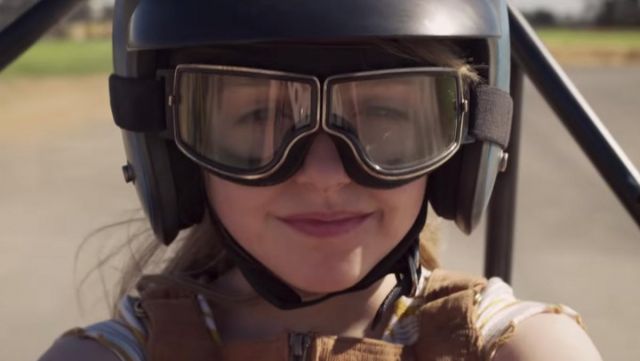 Motorcycle Riding Goggles worn by Young Carol (Mckenna Grace) in Captain Marvel