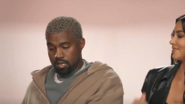 Yeezy Season 6 zip up Hoodie worn by Kanye West (Kanye West) in Keeping Up with the Kardashians (S16E01)