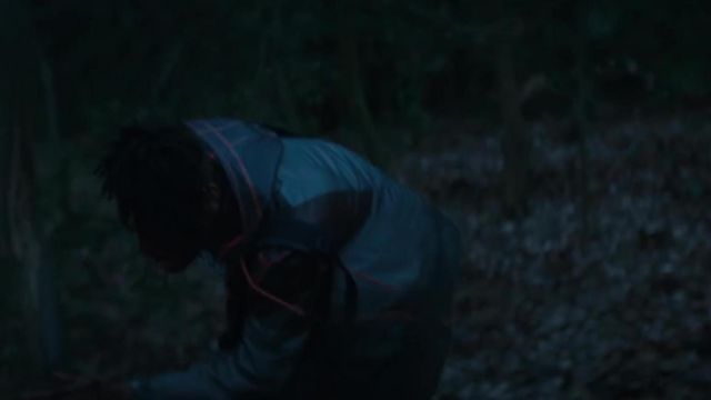 The wind-resistant transparent worn by Scarlxrd in her video clip DEMXNS & ANGELS.