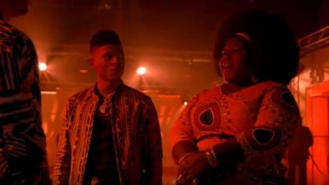 Saint Laurent  Multicolor Stripe Bomber Jacket worn by Hakeem Lyon (Bryshere Y. Gray) in Empire (S04E16)
