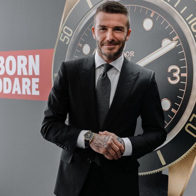 Tudor Montre porté par David Beckham sur l'Instagram account @davidbeckham