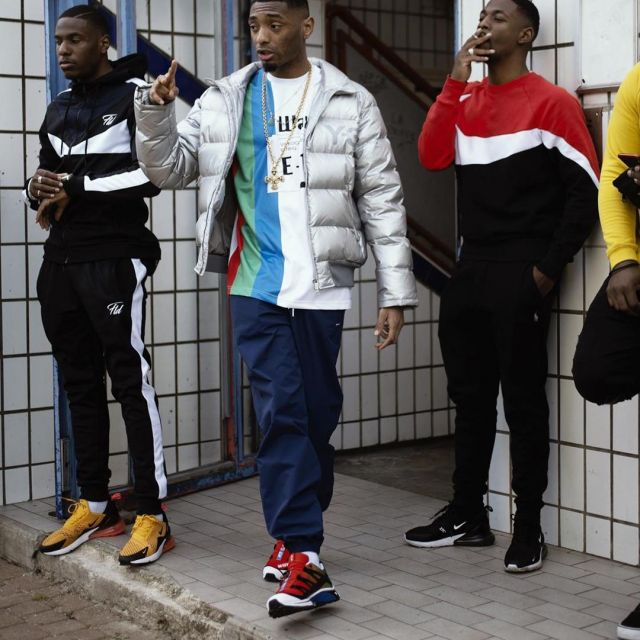 Sneakers Salomon worn by Take a Mic on his account Instagram @Takeamicofficiel