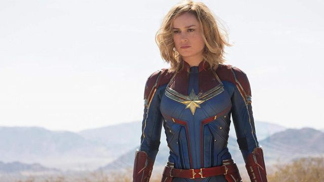 Captain Marvel Carol Danvers Faux Cosplay Leather Jacket for Women of Carol Danvers / Captain Marvel (Brie Larson) in Captain Marvel