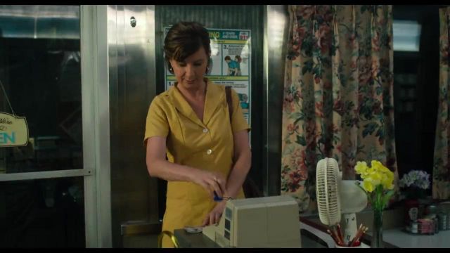 The yellow dress with the buttons worn by the cashier in The Dead Don't Die