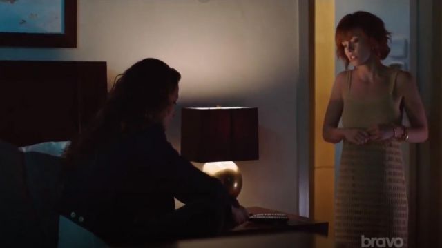 Elizabeth and James Edna Crochet Maxi Dress worn by Kelly Anne Van Awken (Molly Burnett) in Queen of the South (S03E09)