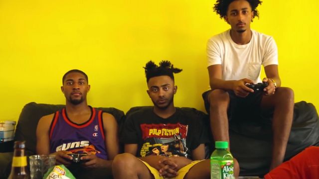 Champion The Suns #34 Vintage Barkley jersey as seen in Caroline music video of Aminé