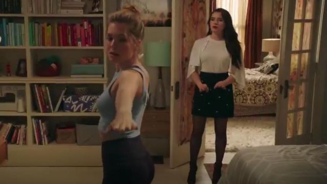 Maje Skirt With Embroidered Bees worn by Jane Sloan (Katie Stevens) in The Bold Type (S02E07)