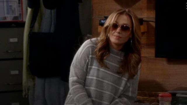 All Saints Misty Striped Sweater worn by Vanessa Cellucci (Leah Remini) in Kevin Can Wait (S02E24)