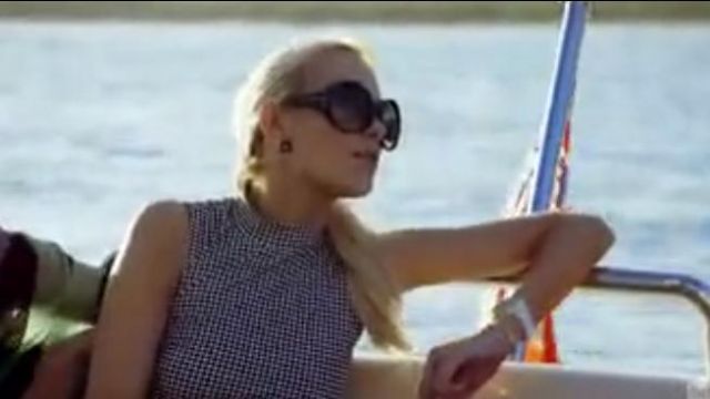 Tom ford Ali Oversized Round Sunglasses worn by Kameron Westcott in The  Real Housewives of Dallas (S02E09) | Spotern