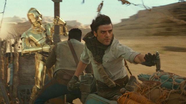 Gants en cuir portés par Poe Dameron (Oscar Isaac) dans Star Wars: The Rise of Skywalker