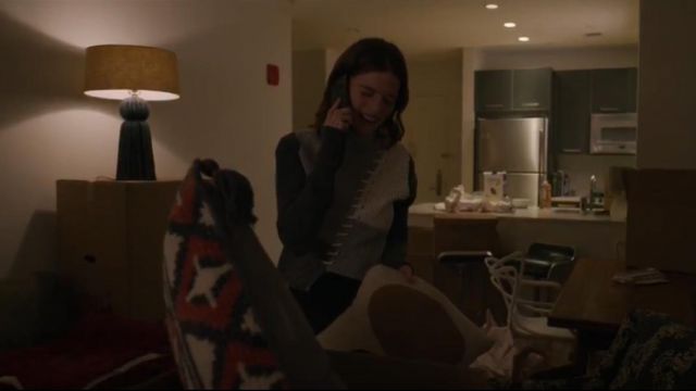Zoe Jordan Kelly Laced Sweater worn by Maia Rindell (Rose Leslie) in The Good Fight (S03E05)