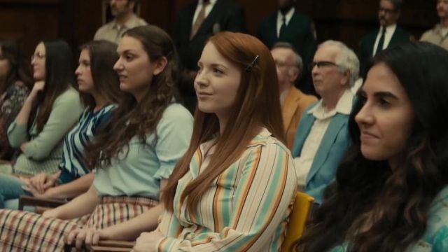 Pastel striped blouse as seen in Extremely Wicked, Shockingly Evil and Vile