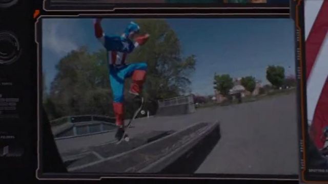 The disguise Captain America skate in the Avengers