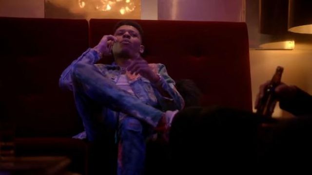 Off-White  Paint Splattered Jeans worn by Hakeem Lyon (Bryshere Y. Gray) in Empire (S05E16)