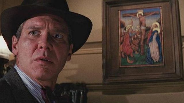 Crucifixion painting as seen in Indiana Jones and the Last Crusade