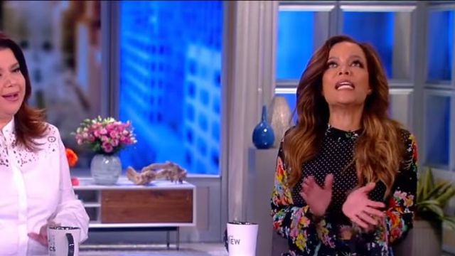 Rixo London Chrissy Dress worn by Sunny Hostin on The View March 11, 22019