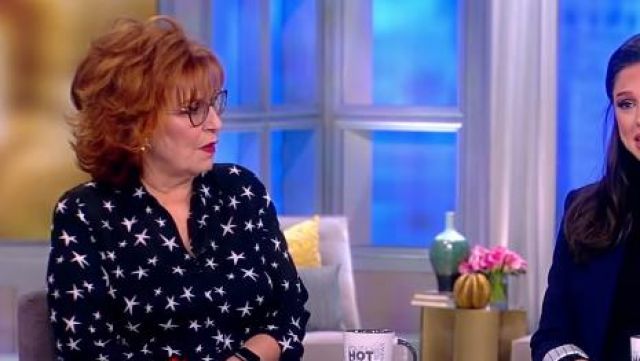 L'Agence  Nina Silk Blouse worn by Joy Behar on The View March 08, 2019