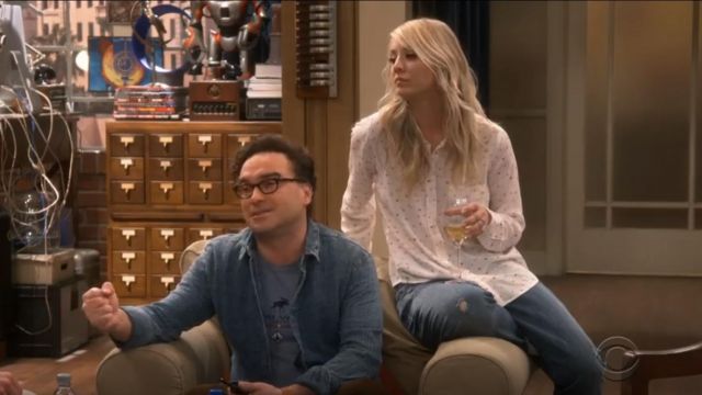 Rails Kate Print Shirt worn by Penny (Kaley Cuoco) in The Big Bang Theory (S12E20)