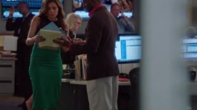 Diane von Furstenberg sans Manches Robe Midi en Vert Envie porté par Kara (Lisa Vidal) Mary Jane (S04E12)