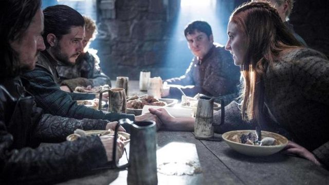 The mug of John Snow (Kit Harington) in Games of Thrones S06E04