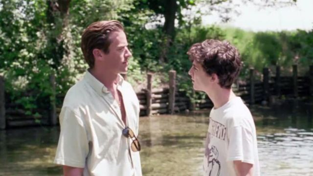 Green Shirt worn by Oliver (Armie Hammer) in Call me by your name