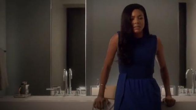 Camilla & Marc Blue Adaptation Dress worn by Mary Jane Paul (Gabrielle Union) in Being Mary Jane (S02E06)