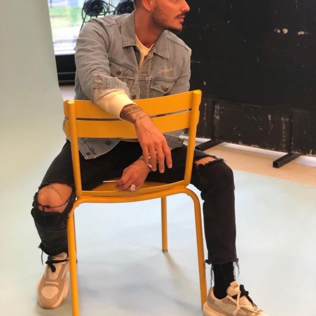Les sneakers Puma de M. Pokora sur un post Instagram de son shooting photo pour Télé7Jours
