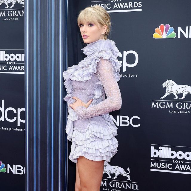 Graziela Gemmes de Diamant de prise de vue en Étoile Boucles d'oreilles portées par Taylor Swift pour les Billboard Music Awards le 1er Mai 2019