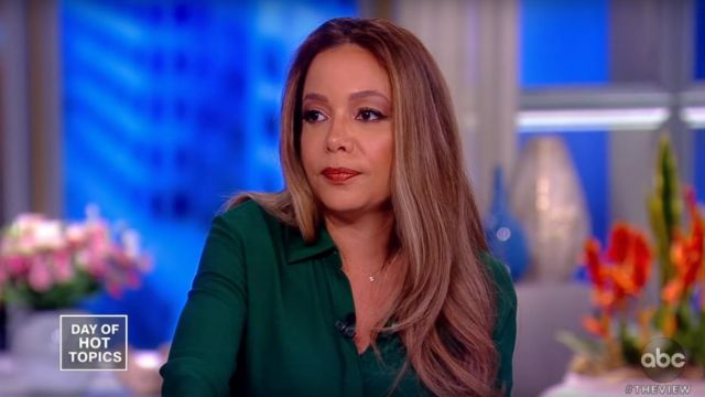 Rosetta Getty Crepe Maxi Dress worn by Sunny Hostin on The View May 1, 2019